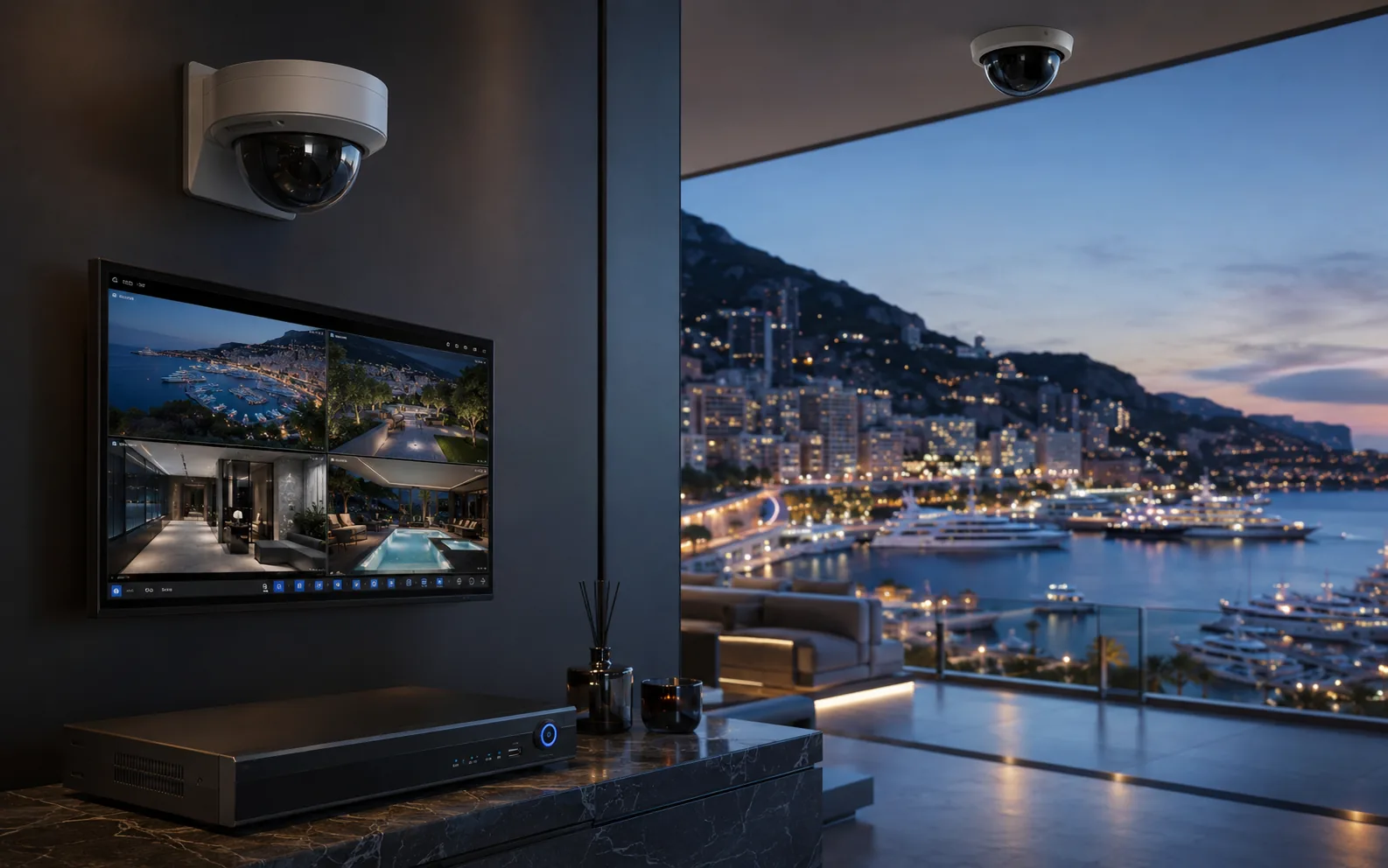 Caméra IP professionnelle et système d’enregistrement à Monaco